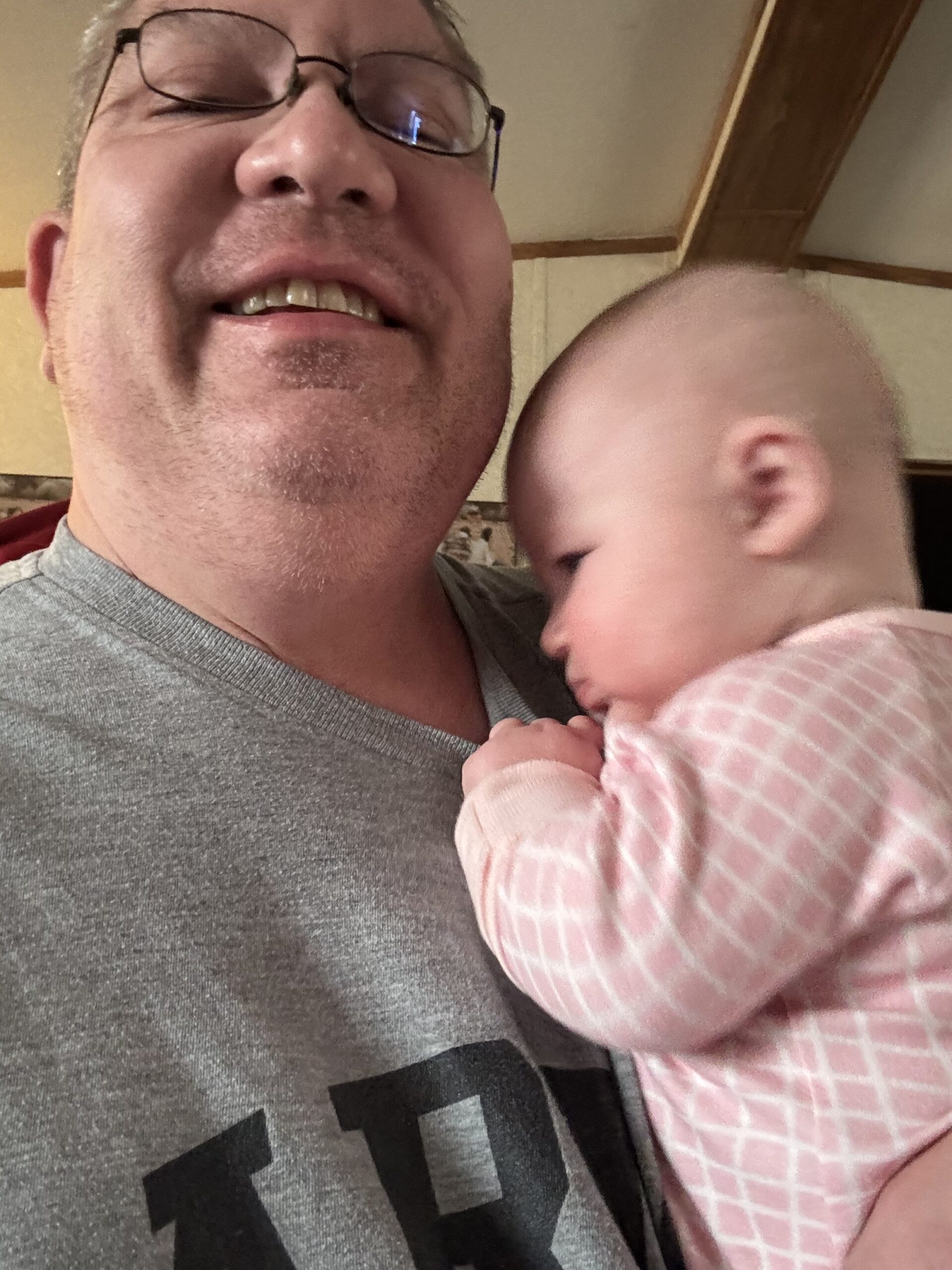 Randy and a grandbaby